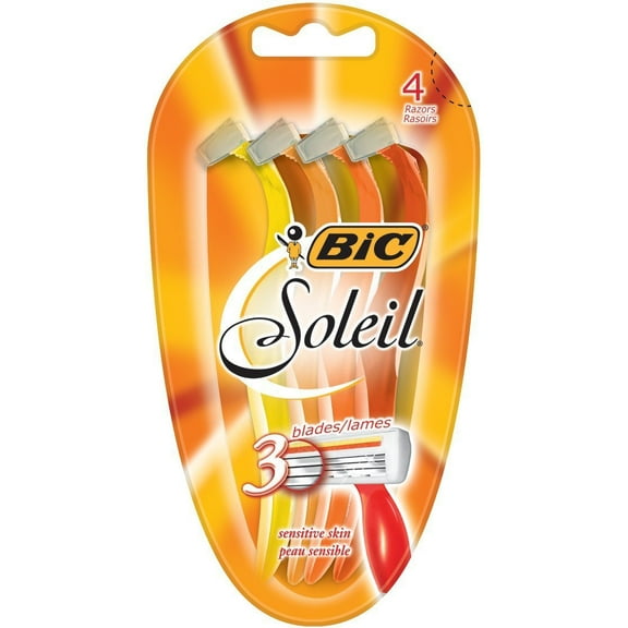 BIC Soleil Disposable Razor, Women, 4-Count (Pack of 6)