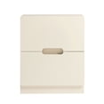 thumbnail image 3 of May in Color 2-Drawer Nightstand, Handless Bedside Table for Bedroom, Living Room, Hallway, Beige, 3 of 9