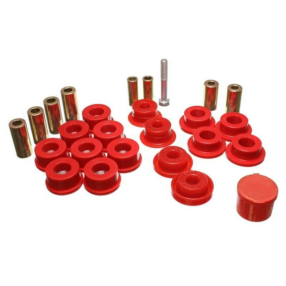 Energy Suspension Control Arm Bushings - Front - Red Fits select: 2015-2018 JEEP WRANGLER UNLIMITED, 2012-2014 JEEP WRANGLER