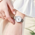 thumbnail image 5 of Men’s Openwork Quartz Watch – Fashion Alloy Case Leather Strap Business Casual Wristwatch, Lightweight Elegant Analog Timepiece for Daily Wear, 5 of 6