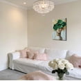 thumbnail image 2 of ZHONGYUTONG Gold and Gray Green Floral Wall Decor Abstract Blooming Flowers Picture Prints Abstract Women Canvas Neutral Art Poster Paintings for Girl Bedroom Bathroom (16.00" x 24.00"), 2 of 5