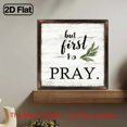thumbnail image 2 of 1pc Be Kind Quote Wooden Frame Wall Art - Rustic Farmhouse Inspirational Sign with Black Lettering, White Background Heart Accent - Fade-Resistant Colorfast Motivational Decor for Living Room, 8*8in, 2 of 9