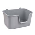 thumbnail image 2 of Caja de arena para gatos jinwen parte abierta Gris XL 63 cm x 33 cm x 44 cm, 2 of 8