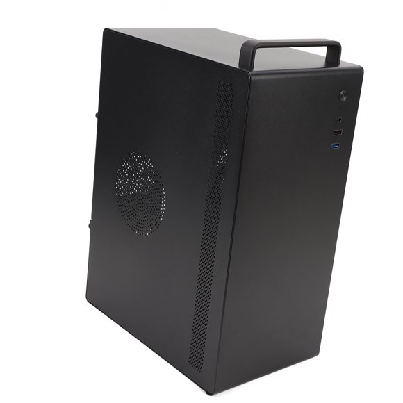 Caja De Computadora De Escritorio, HDD SSD Compatible Con 4 Ranuras De Expansión PCIE Micro ATX ITX Caja De Computadora Conector De Sonido HD Para El Hogar