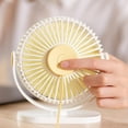 thumbnail image 4 of Ventilador de Escritorio USB Compacto Sunnimix Abanico portátil Blanco, 4 of 8