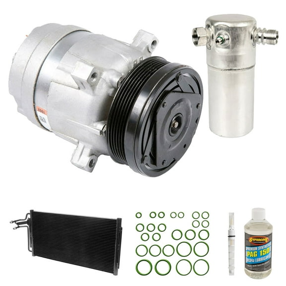 For GMC Sonoma S15 2.5L 1987-1991 A/C Kit w/ AC Compressor Condenser & Drier - BuyAutoParts