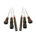 thumbnail image 4 of Homoyoyo Sewing Awl Tool Kit with Wooden Handle, 6 Pieces Assorted Colors for , Fabric, and Craft Sewing, 4 of 8