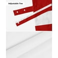 thumbnail image 7 of Fsddascl Red Striped Tie Up Valance Curtains for Windows, Kitchen Curtains Window Treatments, Christmas Farmhouse Red White Stripes Short Window Shades Valances for Bedroom Bathroom Cafe 42"x18", 7 of 7