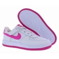 thumbnail image 4 of Nike Force 1 Low Easyon PS Girls Shoes Size 10, Color: White/Laser Fuchsia, 4 of 5