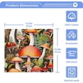 thumbnail image 5 of GZHJMY Mushrooms Pattern Cotton Washcloths Set of 6, 12"x12" Super Soft Absorbent Wash Cloths Bathroom Face Cloths Fingertip Towels for Gym Hotel and Spa, 5 of 7