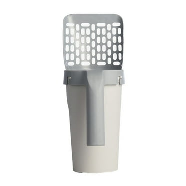 VacYaYa Cat Litter Scoop Large Capacity with Built-in Bag Holder, Scoop and Bag at The Same Time (2 Roll of Waste Bags Included)