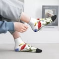 thumbnail image 2 of Naloa Wild Herbs Ankle Socks for Women Non Slip Socks No Show Socks Classic Low Cut Casual Socks Casual Socks, 2 of 7
