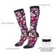 thumbnail image 4 of Balery music Skull record Guitar Printed Novelty Socks Men's Women's Crew Socks Sports Socks Knee High Socks Cotton Socks Quirky and Cool Socks, 4 of 9