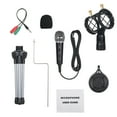 thumbnail image 3 of Microphone à Condensateur Filaire Microphone Audio Microphone de Studio Microphone d'Enregistrement Vocal, 3 of 6