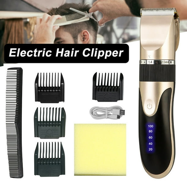 Clippers de cabello eléctrico Hombre de barbero