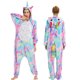 thumbnail image 3 of Kigurumi-Pijama de franela para adultos, mono de alta calidad con diseño de Lobo, conejo, unicornio, para fiesta de Halloween, novedad, 3 of 6