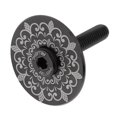 thumbnail image 2 of RISK, Aleación de , Vástago de Bicicleta, Tapa , Auriculares, Accesorios de Bicicleta para Bicicleta de Carretera de Montaña Black- Macarena Auriculares Topcap M6, 2 of 8