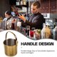 thumbnail image 3 of Houderco Cubeta De Hielo De Acero Inoxidable Para Bar Y Fiesta Con Resistente Y, 3 of 7
