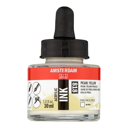 UPC: 8712079413934 | Amsterdam Acrylic Ink – Pearl Yellow 30 ml