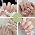 thumbnail image 3 of Uñas postizas a presión, uñas postizas europeas, uñas postizas a presión, con sellado UV, uñas brillantes, cobertura total, uñas postizas artificiales, uñas para mujeres, 3 of 5