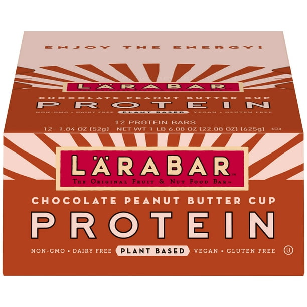 LÄRABAR Protein Bar, Chocolate Peanut Butter Cup, 12 Count Walmart