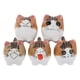 thumbnail image 1 of 5pcs Mini gato de cerámica en forma de decoración florero macetas macetas suculentas, 1 of 7