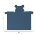 thumbnail image 6 of Mainstays Kids Cozy Plush Hooded Throw, Blue Bear, 50" x 40", 6 of 6