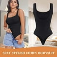 thumbnail image 5 of ANYFIT WEAR Backless Square Neck Bodysuit Shapewear for Women Full Body Shaper Tummy Control Butt Lifting Seamless Slimming Tank Top, 5 of 7