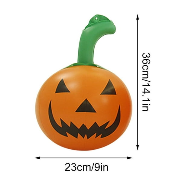 Decoraciones Inflables de Calabaza para Halloween | Decoración para Jardín o Patio | Material de Pvc | Adorables Calabazas | Ideal para Fiestas Temáticas de Halloween | Paquete de 1 Unidad