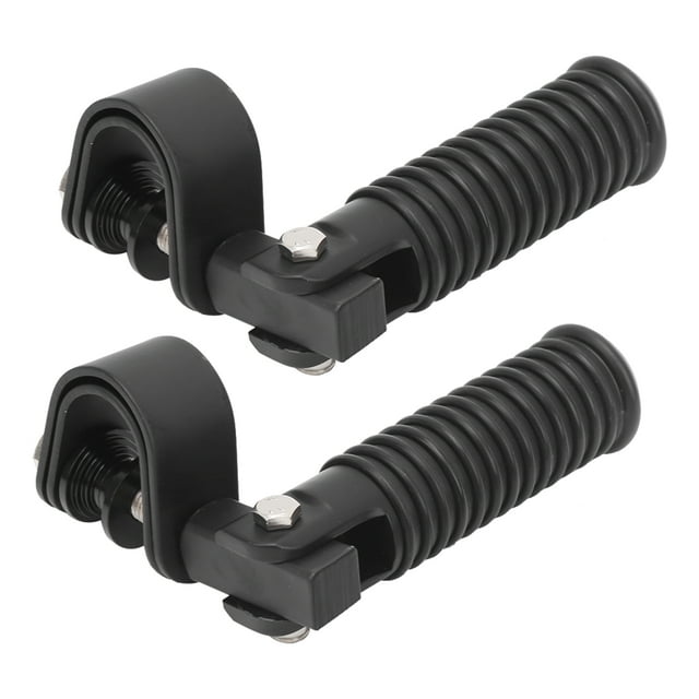 Brake Foot Pedal, Motorcycle Brake Pedal Foldable Anti Wear High Strength For Motorcycle For 1In Engine Crash Bar Guard Black