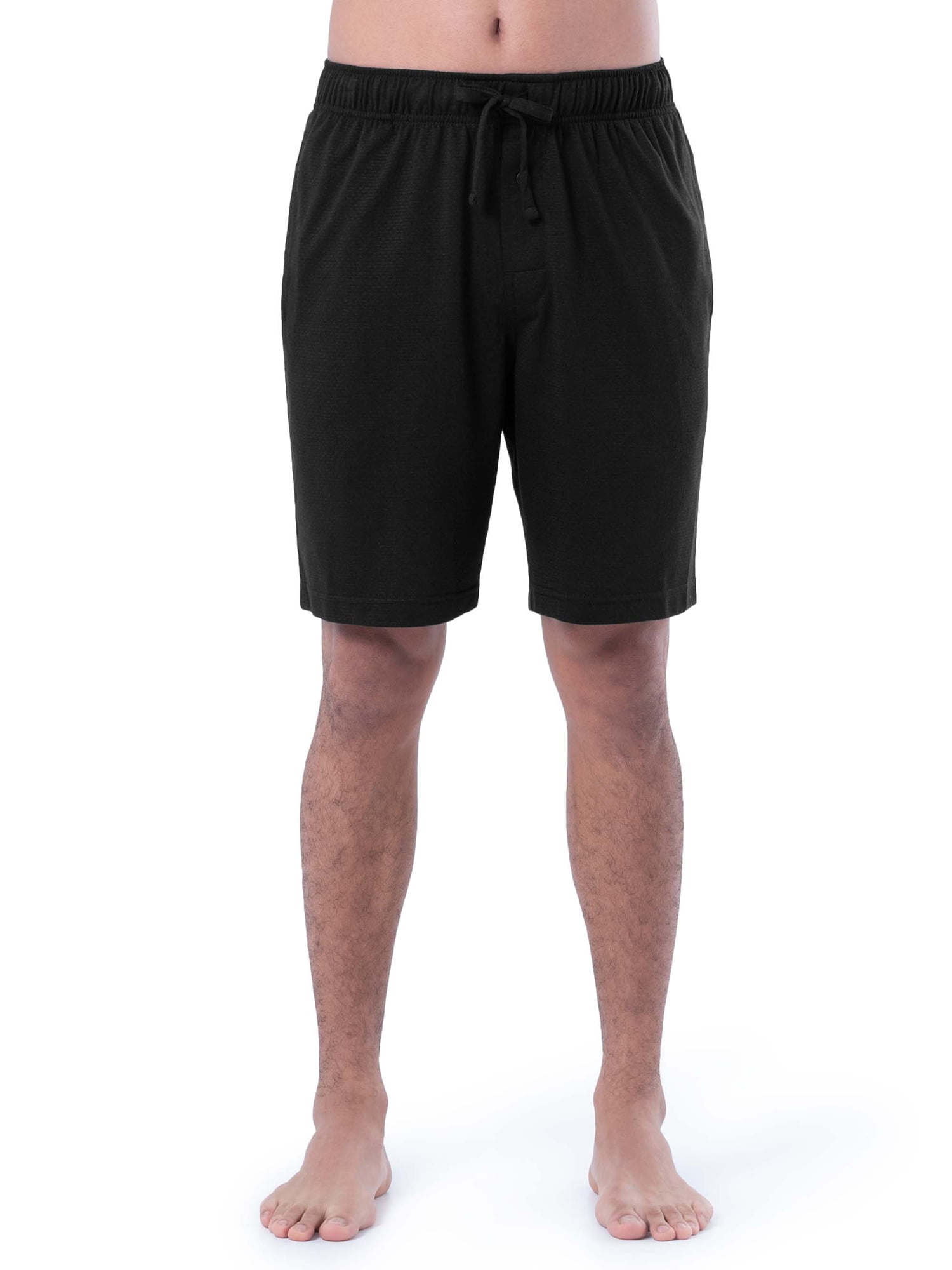 George Men's and Big Men's Breathable Mesh Knit Sleep Pajama Shorts, 2-Pack, Sizes S-5XL