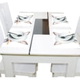 thumbnail image 4 of Ryvnso Placemats Set of 4 Rabbit Carrot Dining Mats Heat-Resistant Non-Slip Washable Table Mat, 4 of 8