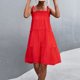 thumbnail image 4 of Vestido de tirantes de verano para mujer Vestido casual sólido sin mangas Fridja  hj2130, 4 of 6