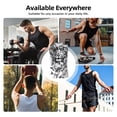 thumbnail image 5 of Kdxio Tiger Butterfly Floral Art for Men's Muscle T-shirt,Sleeveless for Workout Running Athletic Gym Lounge Casual, 5 of 5