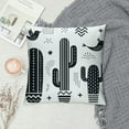 thumbnail image 2 of JRXY Decorative Throw Pillow Cover Case,Abstract Western Cactus Pillow Cases Square Standard Cushion Covers for Outdoor Couch Sofa Bed Car Gift Double Side Design White, 2 of 5