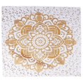 thumbnail image 1 of Tapiz de mandala para colgar en la pared, estilo bohemio, yoga, poliéster mate, tapiz de mandala indio para decoración del hogar, 200 x 1, color blanco y marrón, 1 of 5