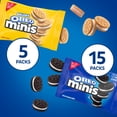 thumbnail image 4 of OREO Minis Sandwich Cookies Variety Pack, Original Creme and Golden OREO, 20 Snack Packs, 4 of 20