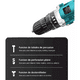 thumbnail image 3 of Kit Taladro Rotomartillos Inalambricos BLOOSOM Cincelador Verde, 3 of 5