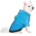 thumbnail image 2 of Fotbe Winter With Snowflakes Sudadera con Estampado para Perros Pequeños – Suéter con Capucha para Mascotas, Tela Suave de Forro Polar con Bolsillo-Large, 2 of 7