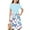 Blue, variant on GaThRRgYP Girls Short Sleeve Dress,Toddler Kids Girls Cute Splicing Print Short Sleeve Stretchy Dress A Line Dress Multicolor 4 Years