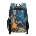thumbnail image 3 of ALAZA Clear Backpack Skeleton Starry Night PVC Transparent BookBag, 3 of 7