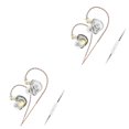 thumbnail image 1 of Sidaley Auriculares con cable de 3,5 mm Auriculares dinámicos tipo C con micrófono Estéreo Auriculares manos libres Computadoras Transparentes con Transparente con micrófono 2piezas, 1 of 5