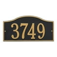 thumbnail image 1 of Whitehall 1120BG Rolling Hills Plaques - Standard Wall - One Line- Black/Gold, 1 of 1