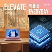 NBD 10 inch Mini Laptop,Windows 11 Notebook ,8GB+128GB Intel Celeron Quad-Core Processors Netbook Computer with Bag, Mouse, Headphone and Mouse Pad