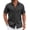 Dark Grey, variant on COOFANDY Mens Short Sleeve Button Down Shirts Hawaiian Shirt for Men Beach Summer Shirts