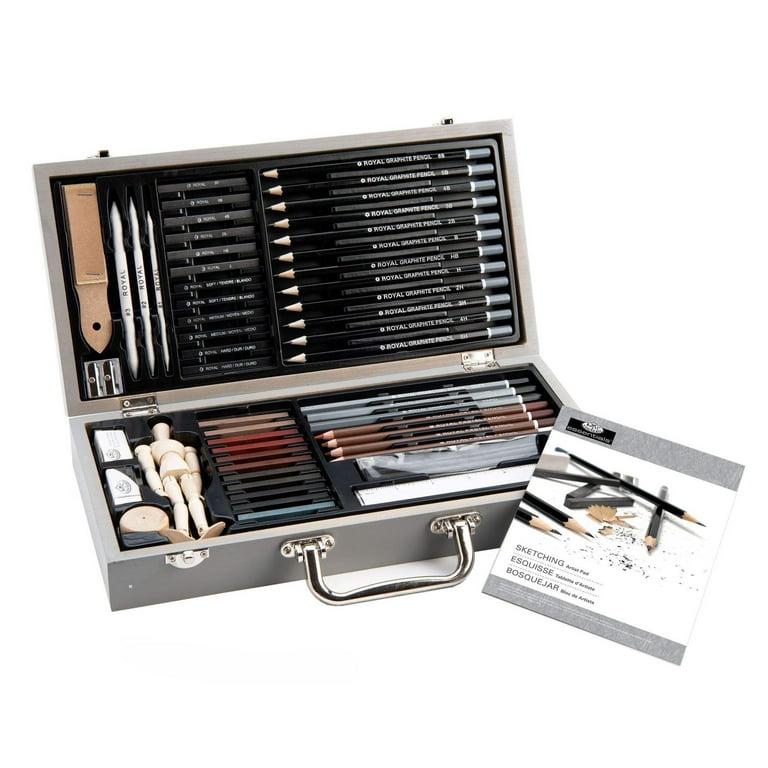 Royal & Langnickel Essentials™ 58pc Sketching Travel Art Set