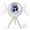 White, variant on Ferrofluid Speaker, 30W High-Power Audio Visualizer Bluetooth Speaker Enhanced Bass&Crisp Highs, Dual Stereo Channel&TWS paired,Vibrant Ambient Colorlight,Desktop Ferrofluid Science Toy for PC&Phone