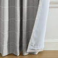 thumbnail image 4 of Sawyer Windowpane Plaid Blackout Window Curtain, 4 of 5