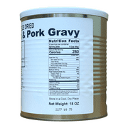 Military Surplus Freeze Dried Holiday Variety Long Term Food Storage and Emergency Preparedness Kits |Survival & Emergency Food | 6 Cans Per Case (2 Cans Biscuits and Gravy, 2 Cans Corn, 2 Cans Peas)