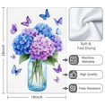 thumbnail image 3 of 2 Pcs Funny Kitchen Towels,Hydrangea and Butterfly Microfiber Dish Towels,Kitchen Tea Towels,Kitchen Towel Set (18" X 26"), 3 of 3